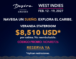Desire West Indies Cruise 2027